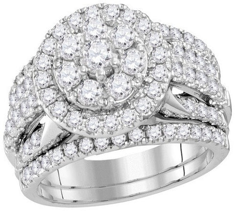 14K GOLD DIAMOND RING SKU# 50002