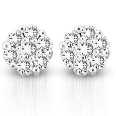 14K GOLD DIAMOND EARRING SKU# 40003