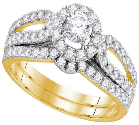 14K GOLD DIAMOND RING SKU# 50004