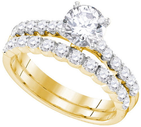 14K GOLD DIAMOND RING SKU# 50009