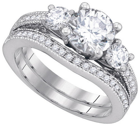 14K GOLD DIAMOND RING SKU# 50016