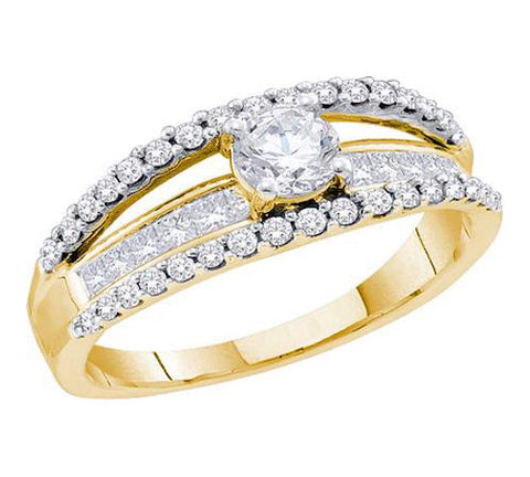 14K GOLD DIAMOND RING SKU# 50020