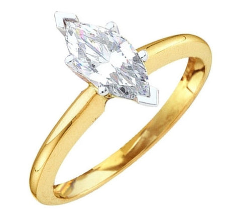 14K GOLD DIAMOND RING SKU# 50024