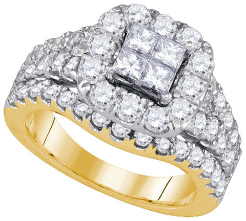 14K GOLD DIAMOND RING SKU# 50026