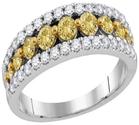 14K GOLD YELLOW DIAMOND RING SKU# 50027