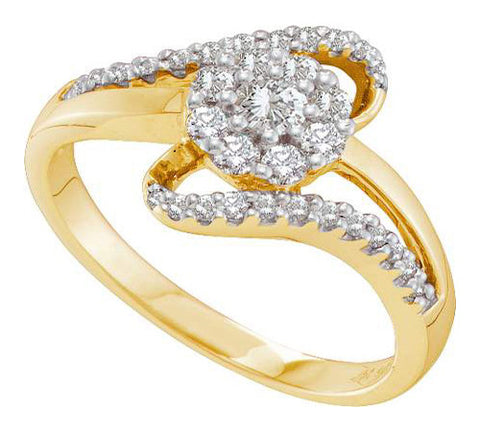 14K GOLD DIAMOND RING SKU# 50032