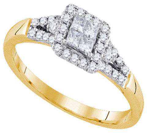 14K GOLD DIAMOND RING SKU# 50034