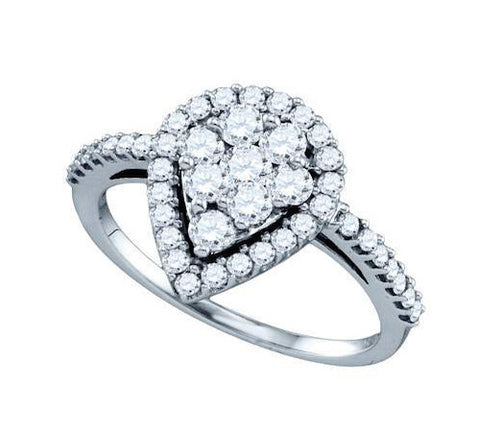 14K GOLD DIAMOND RING SKU# 50048