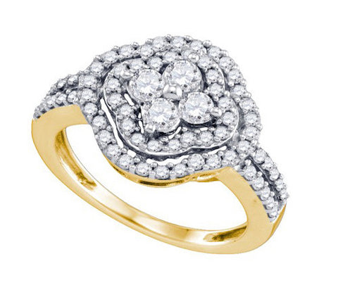 14K GOLD DIAMOND RING SKU# 50049