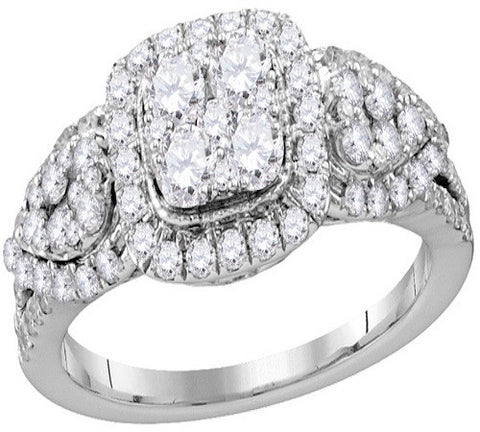 10K GOLD DIAMOND RING SKU# 50056