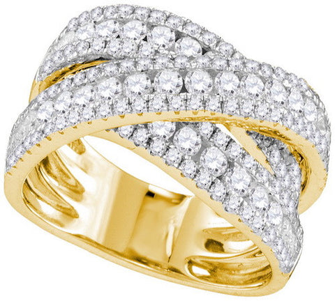 14K GOLD DIAMOND RING SKU# 50068