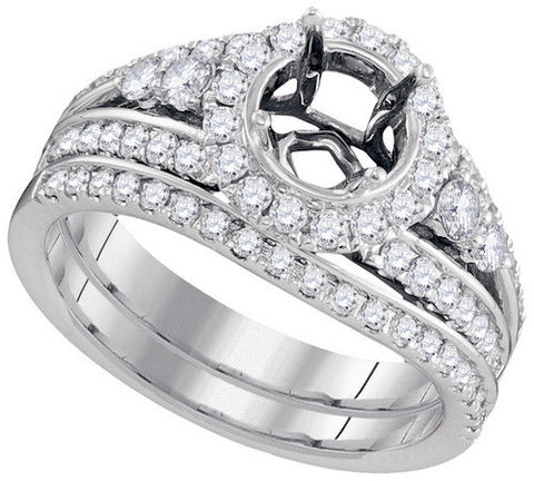 18K GOLD SEMI MOUNT DIAMOND RING SKU# 50080