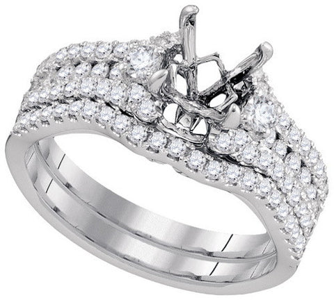 18K GOLD SEMI MOUNT DIAMOND RING SKU# 50084