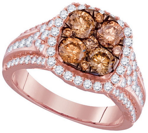 14K GOLD CHOCOLATE DIAMOND RING SKU# 50117