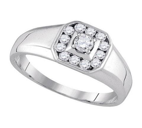 14K GOLD MEN DIAMOND RING SKU# 50130