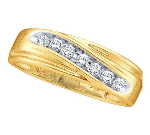 14K GOLD MEN DIAMOND RING SKU# 50132