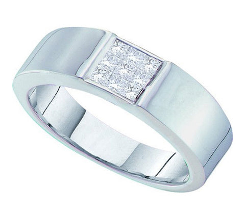 14K GOLD MEN DIAMOND RING SKU# 50146