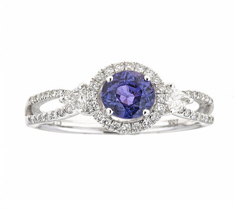 18K GOLD SAPPHIRE RING SKU# 80015