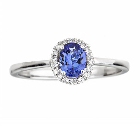 10K GOLD TANZANITE RING SKU# 80026