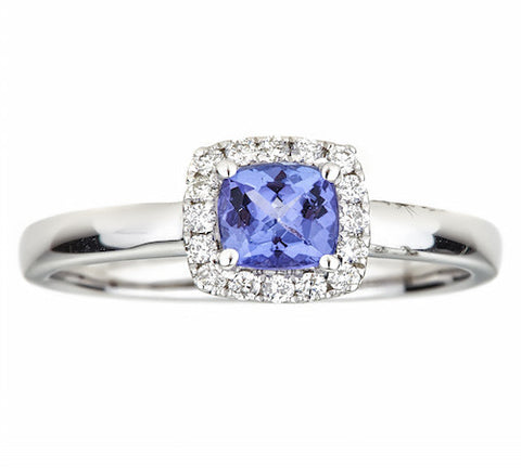 10K GOLD TANZANITE RING SKU# 80036