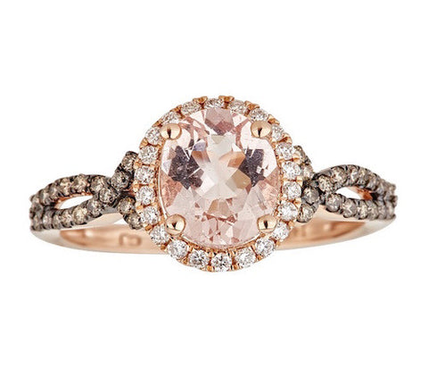 14K GOLD MORGANITE RING SKU# 80055