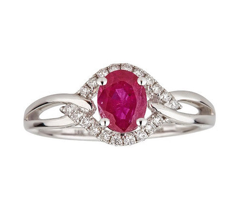 18K GOLD RUBY RING SKU# 80064