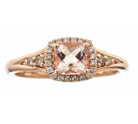 14K GOLD MORGANITE RING SKU# 80069