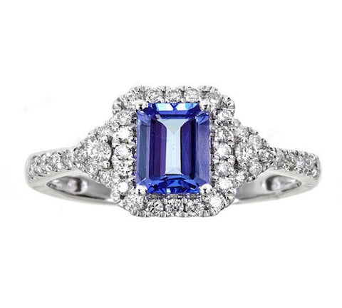 14K GOLD TANZANITE RING SKU# 80076