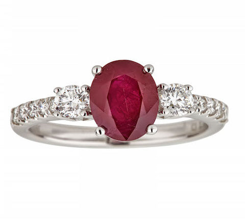 18K GOLD RUBY RING SKU# 80084